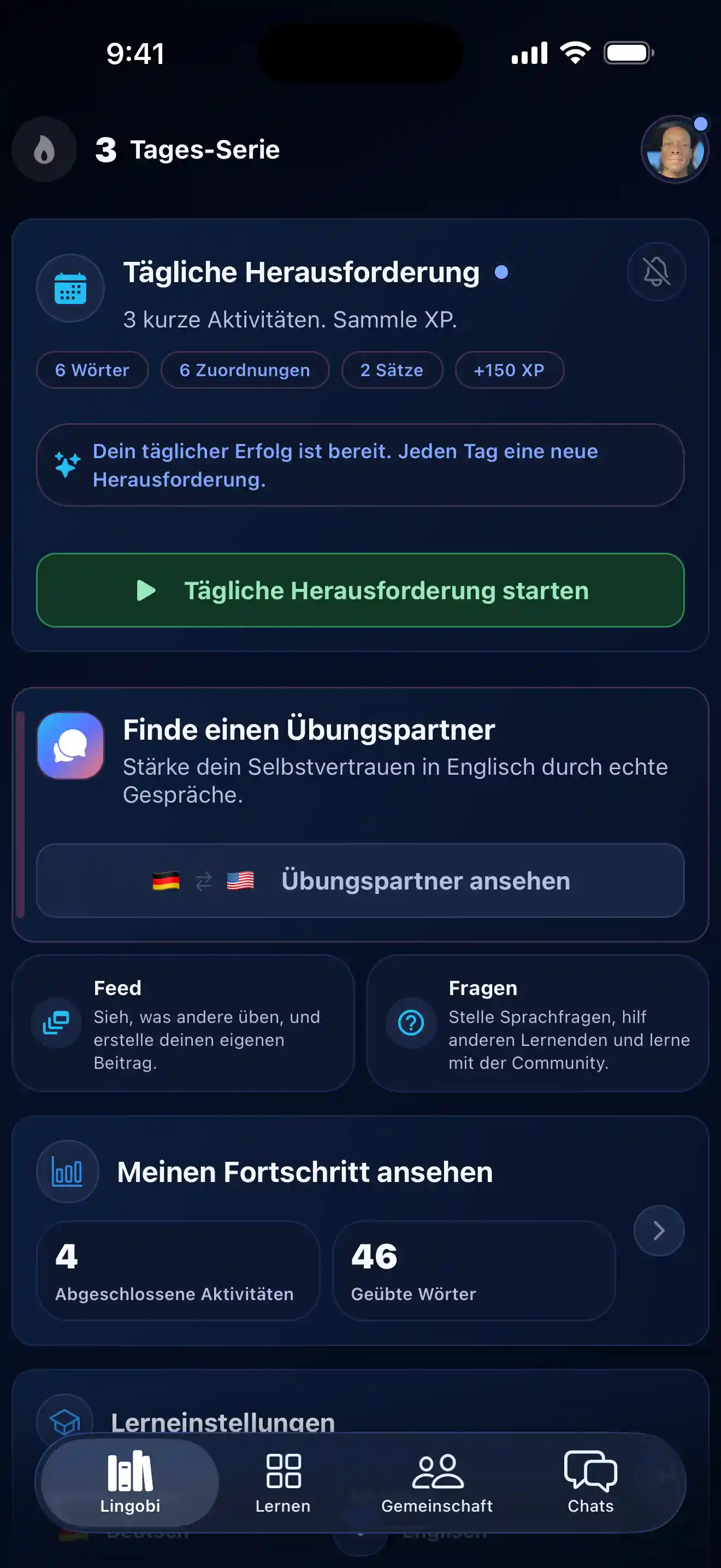 Vorschau der Lingobi App
